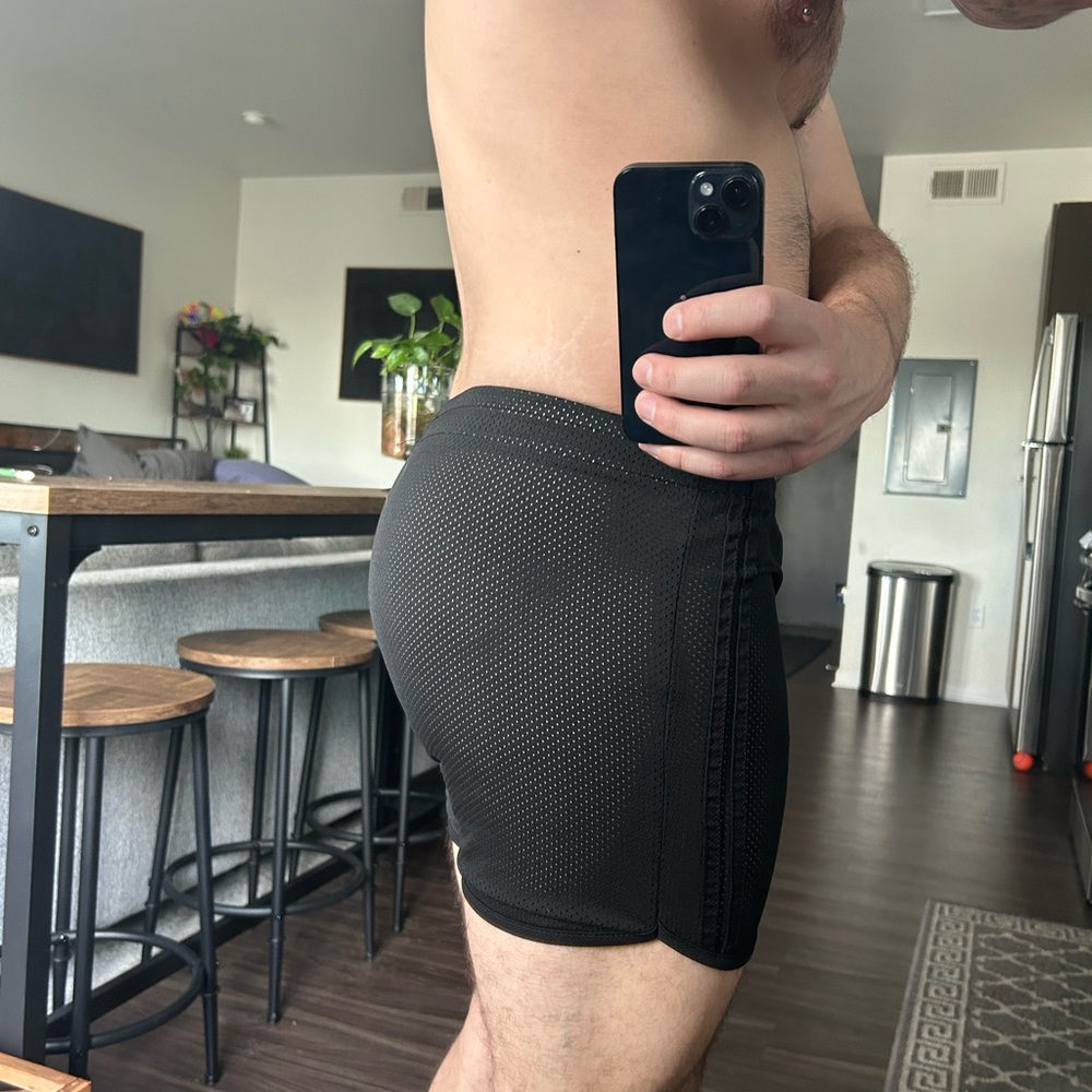 Men's Black Athletic Shorts